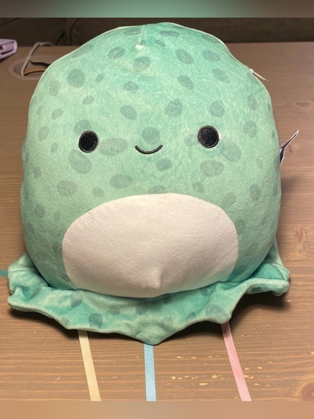 Squishmallows Forina the Jellyfish. 8” Green & White